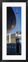 Framed Bridgestone Arena tower at Nashville, Tennessee, USA