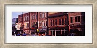 Framed Buildings along a street, Nashville, Tennessee, USA