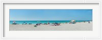 Framed People on the beach, Venice Beach, Gulf Of Mexico, Venice, Florida, USA