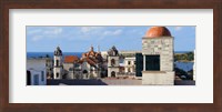 Framed Traditional buildings of Havana, Cuba