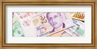 Framed Close-up of Singaporean currency