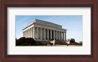 Framed Facade of the Lincoln Memorial, The Mall, Washington DC, USA