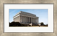 Framed Facade of the Lincoln Memorial, The Mall, Washington DC, USA