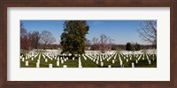 Framed Headstones in a cemetery, Arlington National Cemetery, Arlington, Virginia, USA