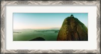 Framed Sugarloaf Mountain at sunset, Rio de Janeiro, Brazil