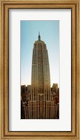 Framed Low angle view of the Empire State Building, Manhattan, New York City, New York State, USA