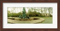 Framed Fountain in a park, Bailey Fountain, Grand Army Plaza, Brooklyn, New York City, New York State, USA