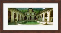 Framed Courtyard of a mansion, Parque Lage, Jardim Botanico, Corcovado, Rio de Janeiro, Brazil