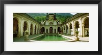 Framed Courtyard of a mansion, Parque Lage, Jardim Botanico, Corcovado, Rio de Janeiro, Brazil