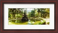 Framed Fountain in a botanical garden, Jardim Botanico, Corcovado, Rio de Janeiro, Brazil