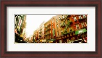 Framed Buildings along the street, Chinatown, Manhattan, New York City, New York State, USA