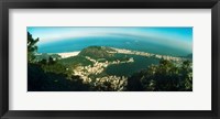 Framed Corcovado, Rio de Janeiro, Brazil