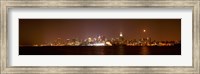 Framed Midtown Manhattan Skyline at Night,  New York City