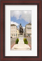 Framed Nicephore Niepce Statue, Chalon-Sur-Saone, Burgundy, France