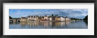 Framed Medieval town at the waterfront, St. Goustan, Auray, Gulf Of Morbihan, Morbihan, Brittany, France
