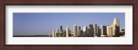 Framed Miami, Florida Cityscape by the Water