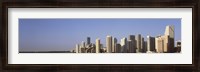 Framed Miami, Florida Cityscape by the Water