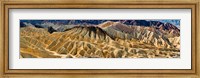 Framed Zabriskie Point, Death Valley, Death Valley National Park, California