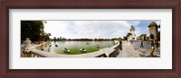 Framed Boats in a lake, Buen Retiro Park, Madrid, Spain