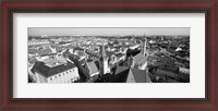 Framed High angle view of a city, Munich, Bavaria, Germany