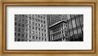 Framed Low angle view of office buildings, San Francisco, California