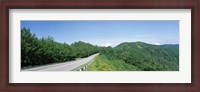 Framed Newfound Gap road, Great Smoky Mountains National Park, Tennessee