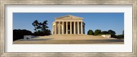 Framed Facade of a memorial, Jefferson Memorial, Washington DC, USA