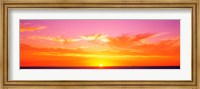 Framed Sunset Perth Australia