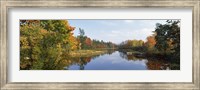 Framed Lake in a forest, Mount Desert Island, Hancock County, Maine, USA