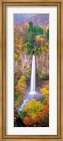 Framed Shiramizu Waterfall Gifu Shirakawa-mura Japan