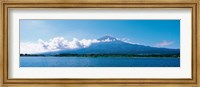 Framed Mt Fuji & Tanuki-Ko Shizuoka Japan