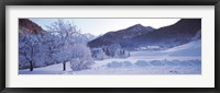 Framed Winter in Ramsau Germany