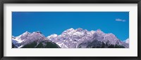 Framed Mountain Range, Engadin Switzerland