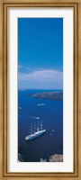 Framed Santorini Island Greece