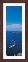 Framed Santorini Island Greece