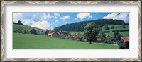 Framed Mountainside Village, Appenzell Switzerland