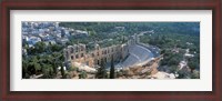 Framed Ode'on tu Herodu Att'ku the Acropolis Athens Greece