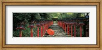 Framed Kibune Shrine Kyoto Japan