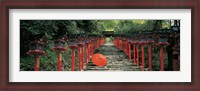 Framed Kibune Shrine Kyoto Japan