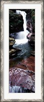 Framed Close-up of a waterfall, Ricketts Glen State Park, Pennsylvania, USA