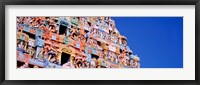 Framed Low angle view of a temple, Tiruchirapalli, Tamil Nadu, India