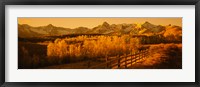 Framed Dallas Divide, San Juan Mountains, Colorado (sepia)