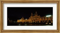 Framed Red Square at Night, Moscow, Russia