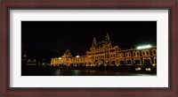 Framed Red Square at Night, Moscow, Russia