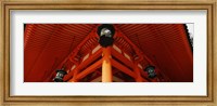 Framed Heian Jingu Shrine, Kyoto, Kyoto Prefecture, Kinki Region, Honshu, Japan