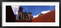 Framed Low angle view of a church, La Valenciana Church, Guanajuato, Mexico