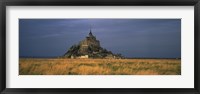 Framed Castle on a hill, Mont Saint-Michel, Manche, Normandy, France