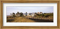 Framed Houses on the beach, Gasparilla Island, Florida, USA