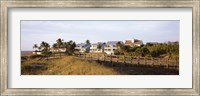 Framed Houses on the beach, Gasparilla Island, Florida, USA