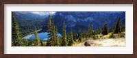 Framed High angle view of a lake, Grinnell Lake, US Glacier National Park, Montana, USA